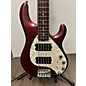 Used Ernie Ball Music Man Used Ernie Ball Music Man StingRay 5 Special HH Maroon Electric Bass Guitar