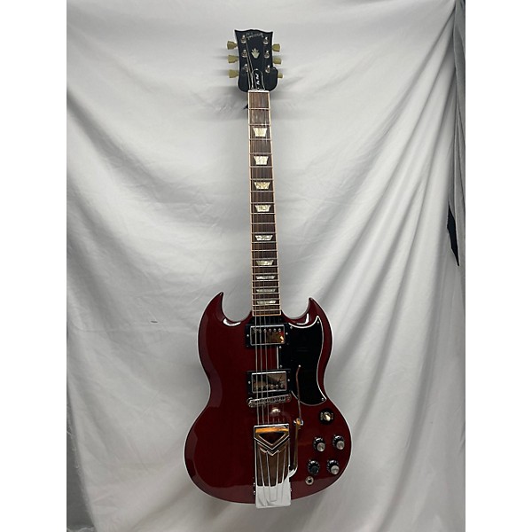 Used Gibson Used Gibson SG STANDARD '61 SIDEWAYS VIBROLA Cherry Solid Body Electric Guitar