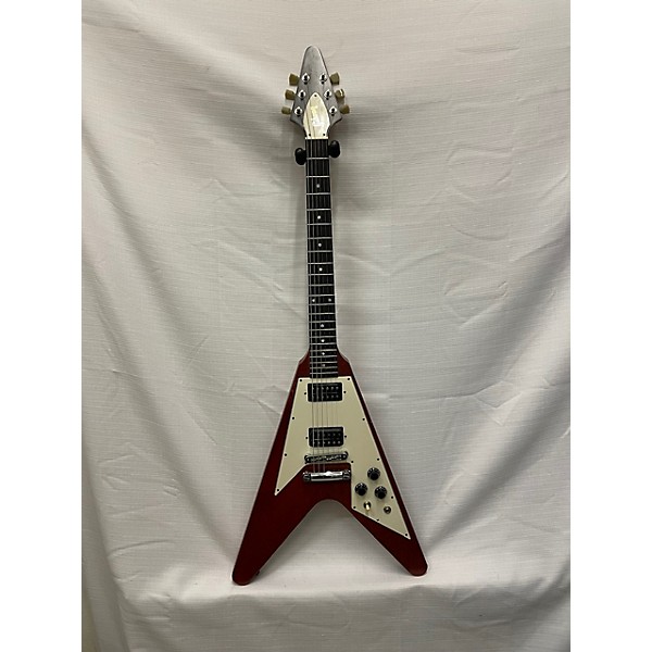 Used Gibson Used Gibson Flying V Worn Cherry Solid Body Electric Guitar