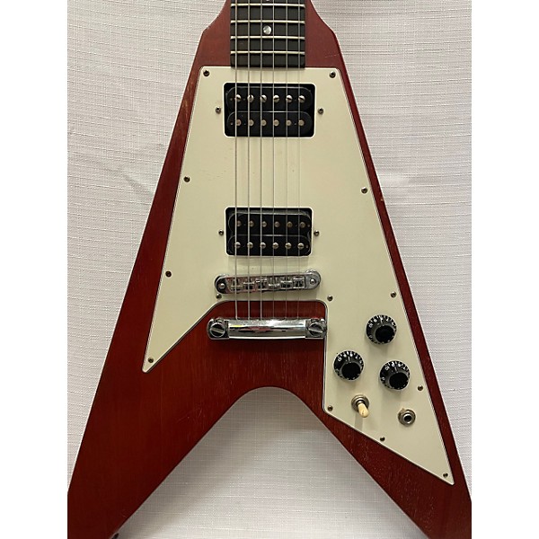 Used Gibson Used Gibson Flying V Worn Cherry Solid Body Electric Guitar