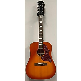 Used Epiphone Used Epiphone Hummingbird 12 String (inspired By Gibson) Cherry Sunburst 12 String Acoustic Electric Guitar