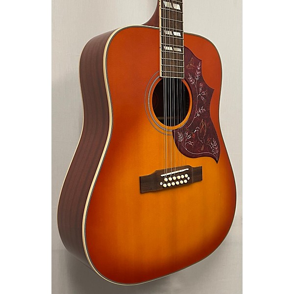 Used Epiphone Used Epiphone Hummingbird 12 String (inspired By Gibson) Cherry Sunburst 12 String Acoustic Electric Guitar