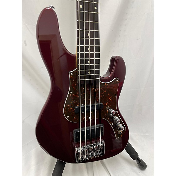 Used Fujigen Used Fujigen Mighty Jazz 5 Azuki Metallic Electric Bass Guitar