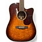 Used Takamine eG333C quilted sunburst Acoustic Guitar thumbnail