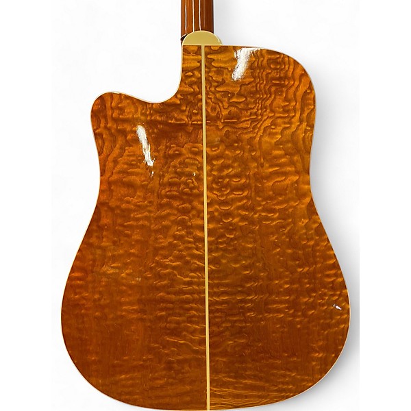 Used Takamine eG333C quilted sunburst Acoustic Guitar