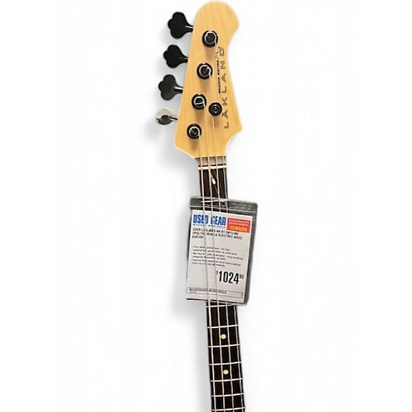 Used Lakland 44-01 skyline Spalted Maple Electric Bass Guitar