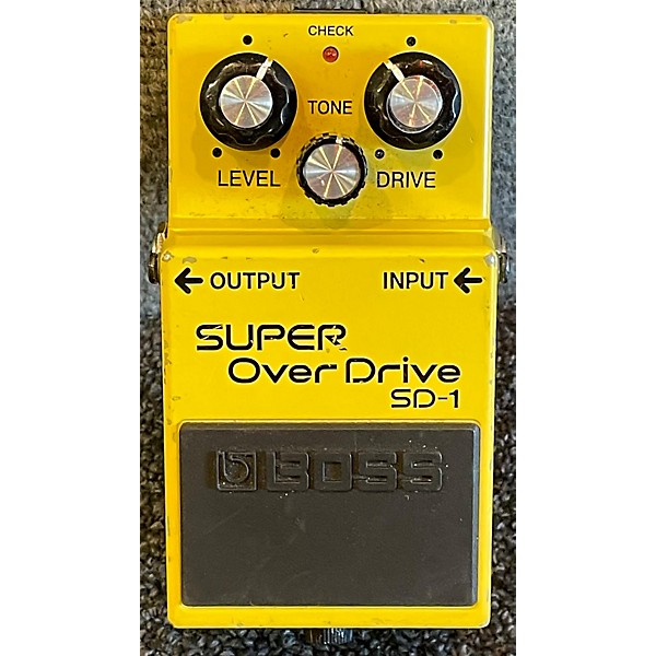 Used BOSS SD1 Super Overdrive Effect Pedal