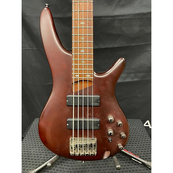 Used Ibanez Used Ibanez SR505 5 String Brown Electric Bass Guitar