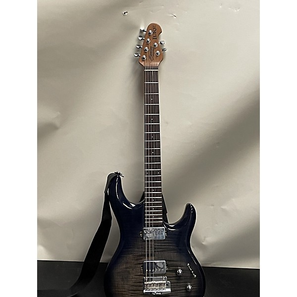 Used Sterling by Music Man Used Sterling By Music Man Luke Blueberry Burst Solid Body Electric Guitar