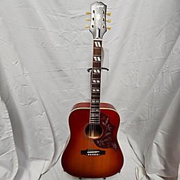 Used Epiphone Used Epiphone Hummingbird Cherry Sunburst Acoustic Guitar