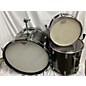 Vintage Slingerland Vintage 1970s Slingerland 3 piece 4pc Kit Black Drum Kit thumbnail