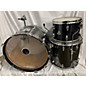 Vintage Slingerland Vintage 1970s Slingerland 3 piece 4pc Kit Black Drum Kit