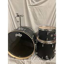 Used Fender Used PDP By DW 3 piece Concept Maple Rock Satin Black Drum Kit