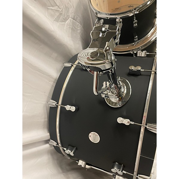 Used Used PDP By DW 3 piece Concept Maple Rock Satin Black Drum Kit