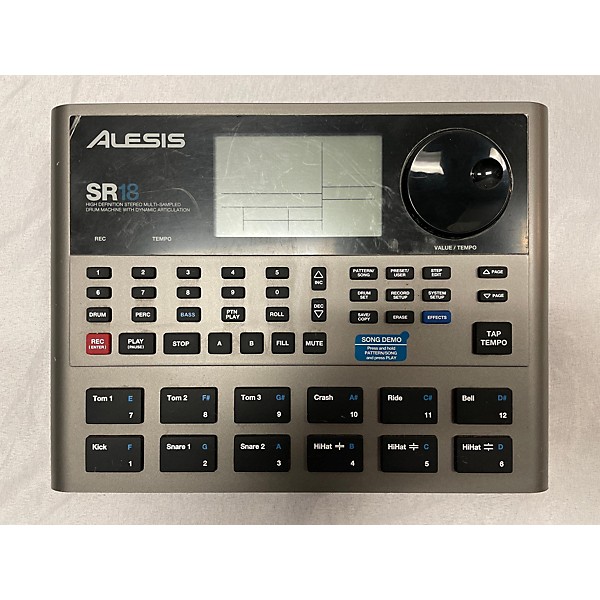 Used Alesis SR18 Drum Machine