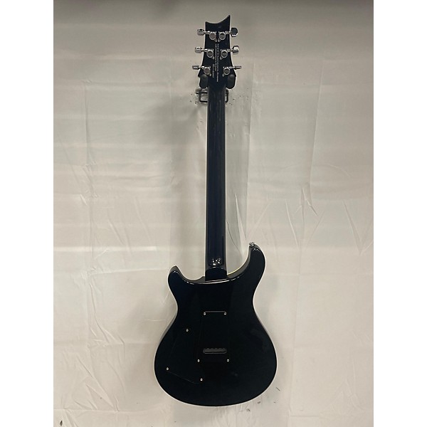 Used PRS Used 2019 PRS SE Custom 24 Trans Black Solid Body Electric Guitar