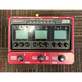 Used Zoom B3 Bass FX And Amp Simulator Bass Effect Pedal