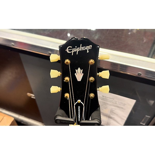 Used Epiphone Used Epiphone HUMMINGBIRD INSPIRED BY GIBSON Cherry Sunburst Acoustic Electric Guitar