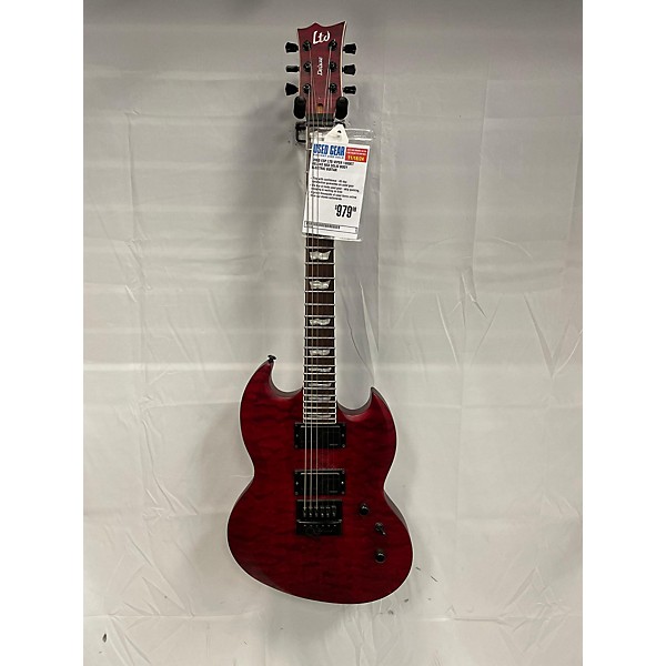 Used ESP LTD Viper 1000ET Deluxe Red Solid Body Electric Guitar