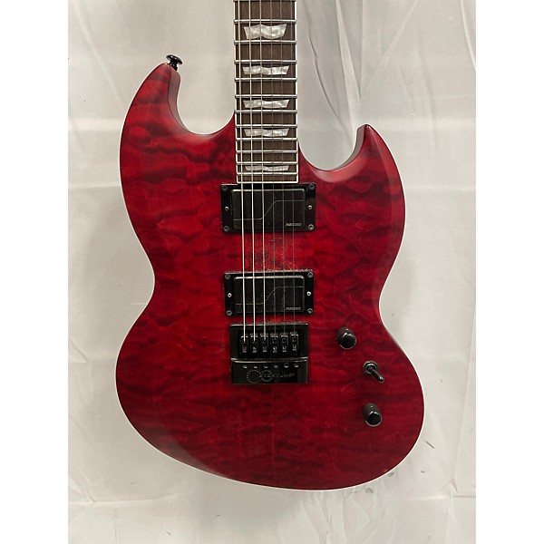 Used ESP LTD Viper 1000ET Deluxe Red Solid Body Electric Guitar