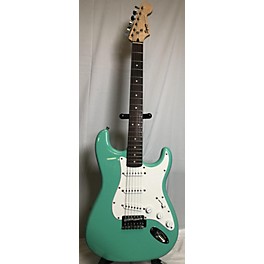 Used Eden Used Squier Bullet Stratocaster Surf Green Solid Body Electric Guitar