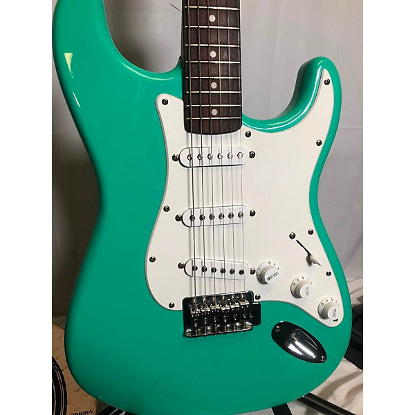 Used Used Squier Bullet Stratocaster Surf Green Solid Body Electric Guitar