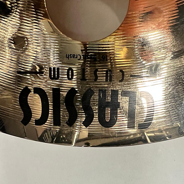 Used MEINL Used MEINL 16in Classics Custom Trash Crash Cymbal