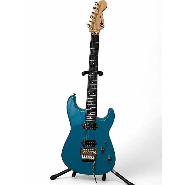 Used Used Charvel Pro Mod San Dimas HH HT TEAL Solid Body Electric Guitar