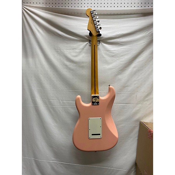 Used Used Fender Limited Edition Player Strat Shell Pink Solid Body Electric Guitar