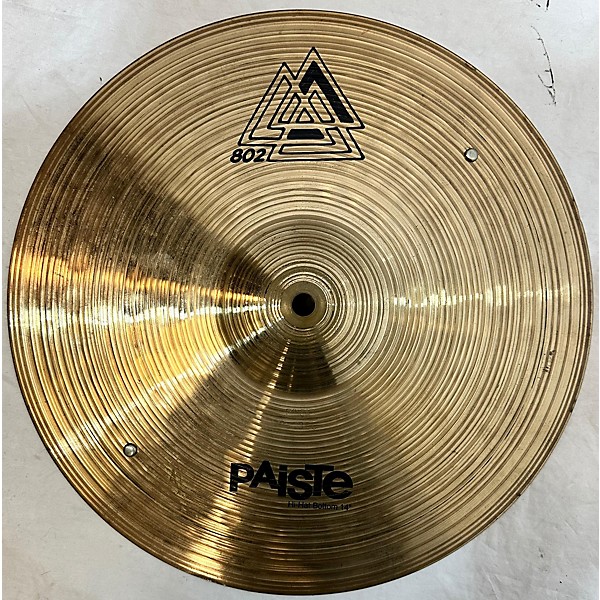 Used Paiste Used Paiste 14in 802 Hi Hat Bottom Cymbal