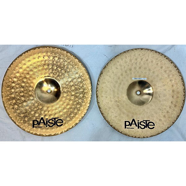 Used Paiste Used Paiste 14in 502 Hi Hat Pair Cymbal