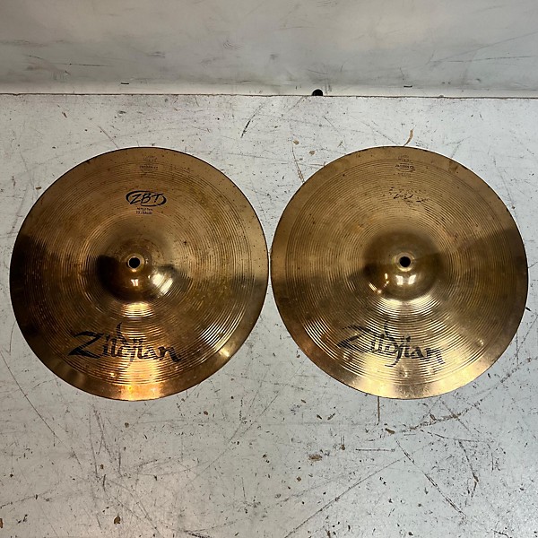 Used Zildjian 13in ZBT Hi Hat Pair Cymbal