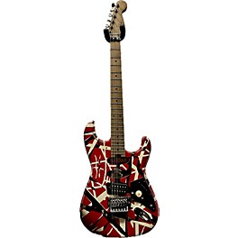 Used EVH Used EVH Frankenstrat Striped Relic Solid Body Electric Guitar