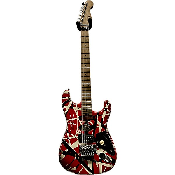 Used EVH Used EVH Frankenstrat Striped Relic Solid Body Electric Guitar