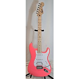 Used Squier Used Squier Stratocaster HSS Flamingo Solid Body Electric Guitar