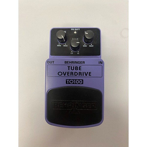 Used Behringer TO100 Tube Overdrive Effect Pedal