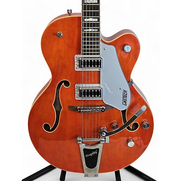 Used Gretsch Guitars Used Gretsch Guitars G5420T Electromatic Orange Hollow Body Electric Guitar