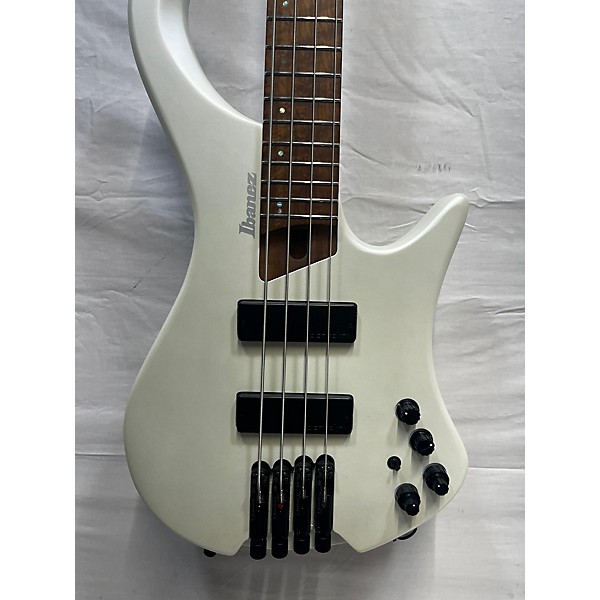 Used Ibanez Used Ibanez EHB100 Cream Electric Bass Guitar