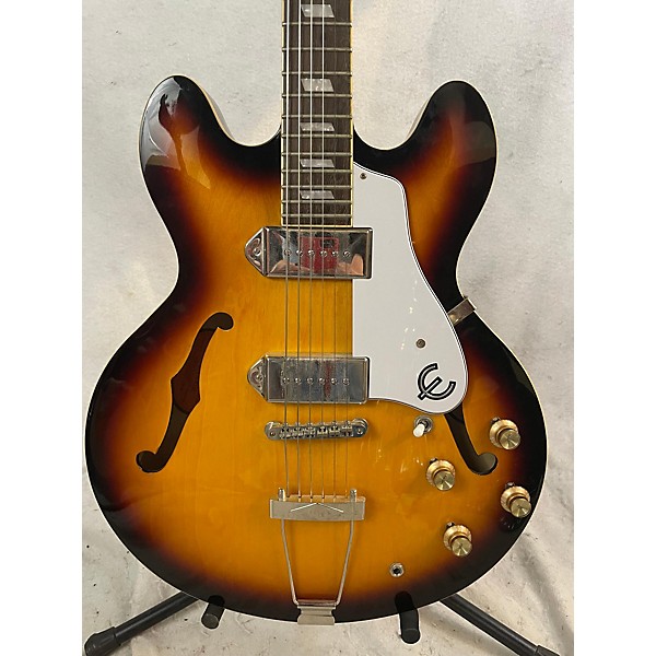 Used Epiphone Used Epiphone Casino 3 Color Sunburst Hollow Body Electric Guitar