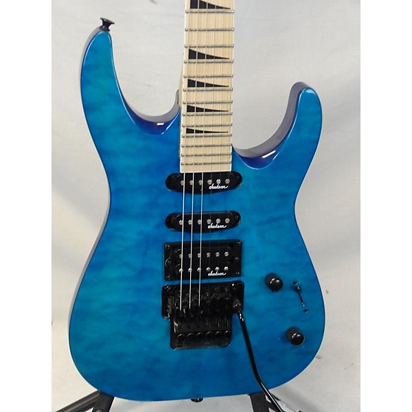 Used Jackson Used Jackson JS34Q Dinky Blue Burst Solid Body Electric Guitar