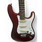 Used Used 1980s Fender Stratocaster W/ Locking Trem System Candy Apple Red Metallic Solid Body Electric Guitar