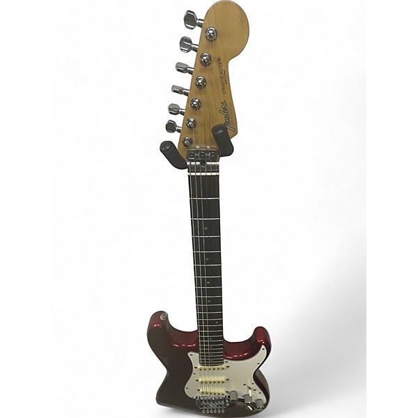 Used Used 1980s Fender Stratocaster W/ Locking Trem System Candy Apple Red Metallic Solid Body Electric Guitar