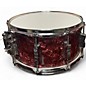 Used Ludwig Used Ludwig 14X6.5 Classic Maple Snare Drum Trans Red thumbnail