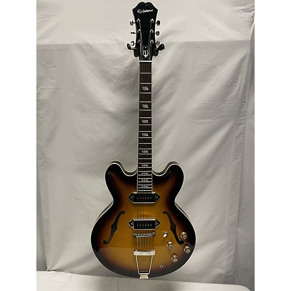 Used Epiphone Used Epiphone Casino Vintage Sunburst Hollow Body Electric Guitar