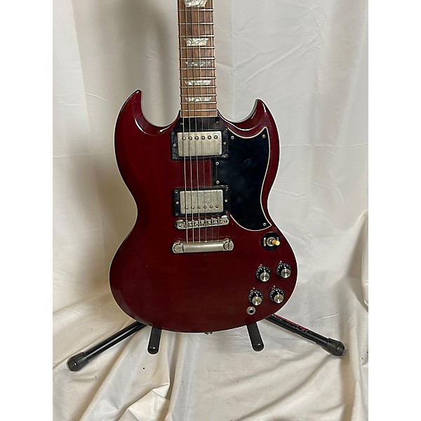 Vintage Gibson Vintage 1987 Gibson SG REISSUE 62 Heritage Cherry Solid Body Electric Guitar