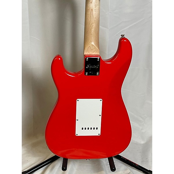 Used Squier Used Squier Affinity Stratocaster Fiesta Red Solid Body Electric Guitar