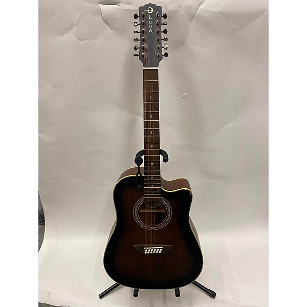 Used Luna Used Luna ARTVDCE12 Brown 12 String Acoustic Guitar