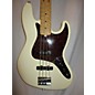 Used Fender Used 2016 Fender American Standard Jazz Bass Olympic White Electric Bass Guitar