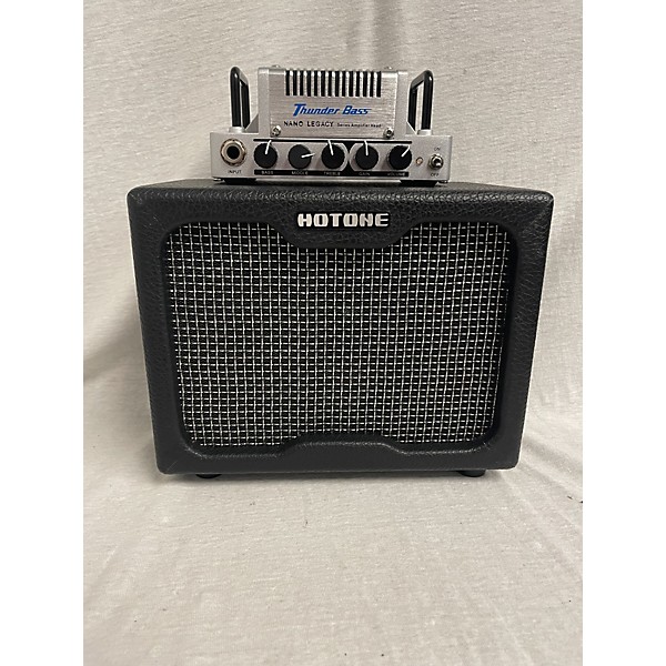 Used Hotone Effects Used Hotone Effects Thunder Bass 5W Head With 10W Cab Bass Amp Head