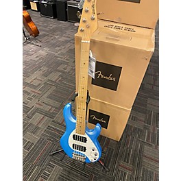 Used Ernie Ball Music Man Used Ernie Ball Music Man StingRay 5 Special HH Blue Electric Bass Guitar